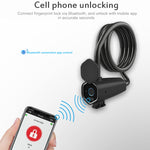 W16 IP65 Blocco impronte digitali impermeabile Corda in acciaio Antifurto Blocco per auto elettrica Blocco elettronico APP Bluetooth, W16 Bluetooth + Fingerprint