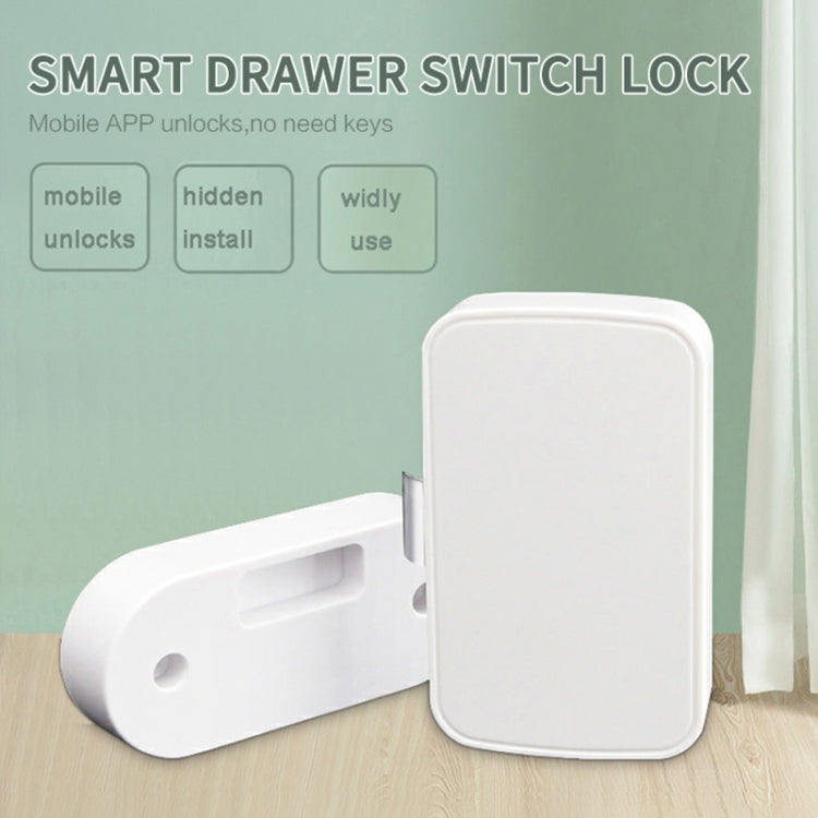 T1 Bluetooth + Tuya APP Smart Drawer Lock Blocco invisibile, supporto sblocco telecomando, T1 Bluetooth + Tuya APP