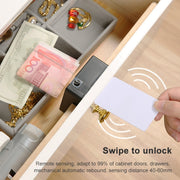 Blocco cassetto T8+ senza apertura APP + scheda IC Blocco universale invisibile per armadio, APP + IC Card
