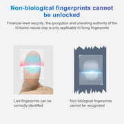 T23FB Micro USB ricarica impronta digitale intelligente in lega di zinco + Bluetooth triplo collegamento serratura per cassetto aperto serratura per armadietto, Triple Linkage Open Fingerprint + Bluetooth