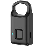 Piccolo lucchetto con rilevamento delle impronte digitali a semiconduttore di ricarica micro USB Anytek P4 3,7 V, P4