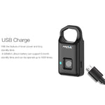 Piccolo lucchetto con rilevamento delle impronte digitali a semiconduttore di ricarica micro USB Anytek P4 3,7 V, P4