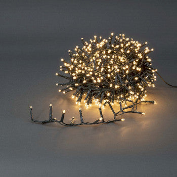 Christmas Lights | Compact cluster | 400 LED's | Warm White | 8.00 m | Light effects: 7 | Indoor & Outdoor | Mains Powered