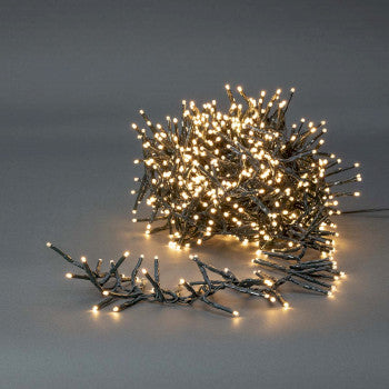 Christmas Lights | Clusters | 576 LED's | Warm White | 4.20 m | Light effects: 7 | Indoor & Outdoor | Mains Powered