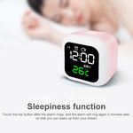 Orologio intelligente domestico USB con luce notturna, funzione di memoria e display LED, Smart Clock