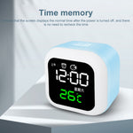 Orologio intelligente domestico USB con luce notturna, funzione di memoria e display LED, Smart Clock