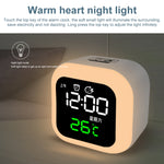 Orologio intelligente domestico USB con luce notturna, funzione di memoria e display LED, Smart Clock