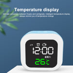 Orologio intelligente domestico USB con luce notturna, funzione di memoria e display LED, Smart Clock