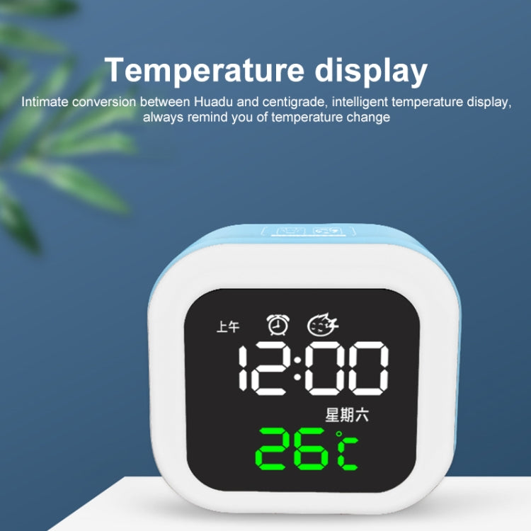 Orologio intelligente domestico USB con luce notturna, funzione di memoria e display LED, Smart Clock