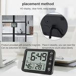 TS-9606-WR Misuratore di umidità della temperatura con timer allarme a schermo grande (bianco rosso)