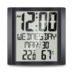 TS-8608 Orologio multifunzione con schermo grande Termometro igrometro creativo per uso domestico, TS-8608