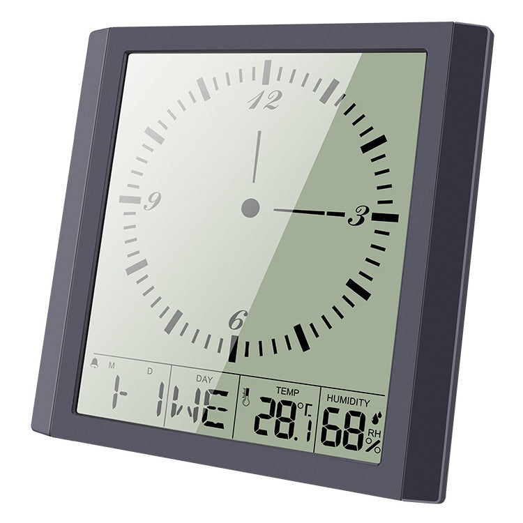 TS-8675 Orologio multifunzione con schermo grande Termometro igrometro creativo per uso domestico, TS-8675