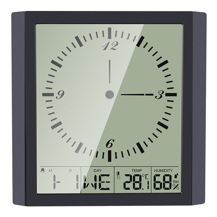 TS-8675 Orologio multifunzione con schermo grande Termometro igrometro creativo per uso domestico, TS-8675