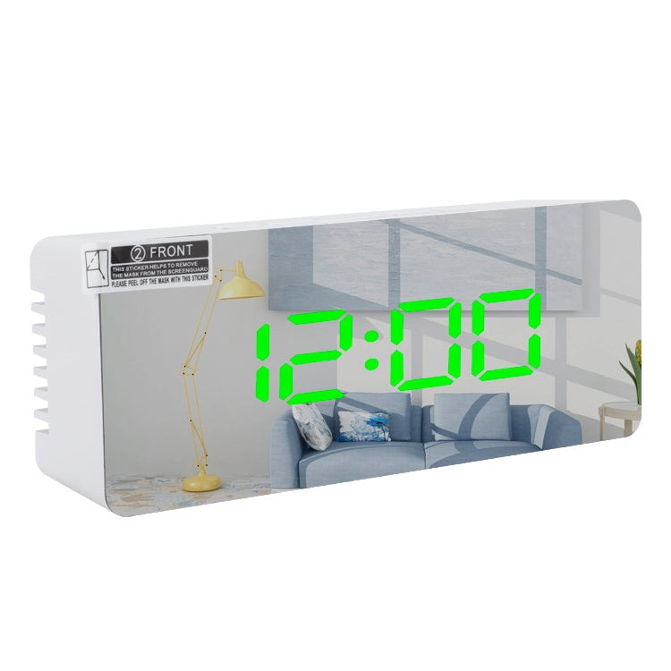 Sveglia LED multifunzionale con specchio e ricarica USB