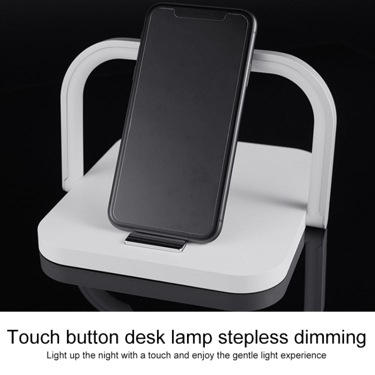 Lampada da scrivania LED con caricatore wireless integrato