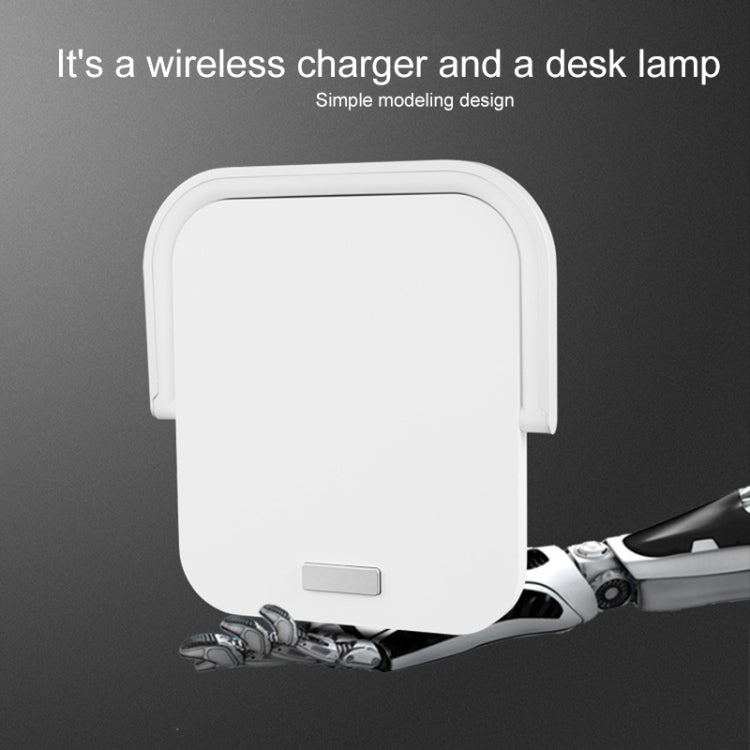 Lampada da scrivania LED con caricatore wireless integrato