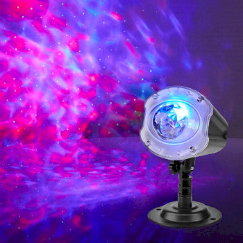 Decorative Light | LED and laser projector | Colourful LED and green laser | Indoor & Outdoor | Remote control