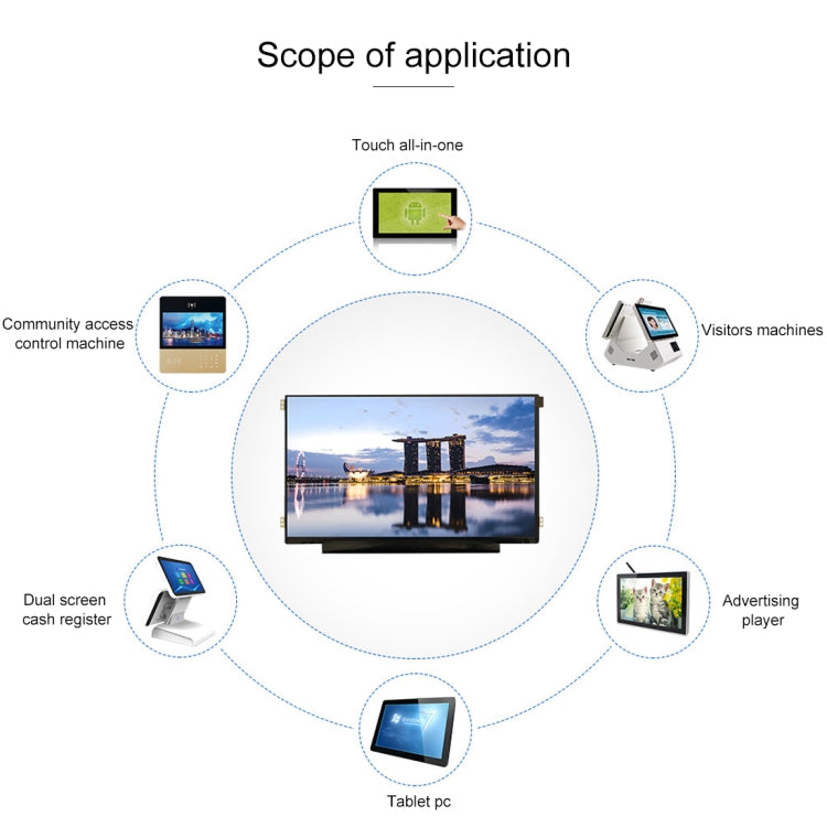 Schermi per laptop N133HCE-EP2 da 13,3 pollici 30 pin ad alta risoluzione 1920x1080 Pannelli LCD IPS TFT, N133HCE-EP2