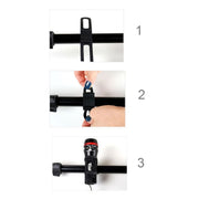 Supporto per cinghie ad alta resistenza per bicicletta da 5 pezzi per computer con luci per cellulare, consegna colore casuale, 5 PCS Bicycle Strength Straps Holder