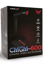 Microfono da gaming connettore jack 3.5mm Crown Micro 6941141610861 CMGM-600