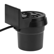 Caricatore per auto con due porte USB e due prese accendisigari da 5 V 1 A+2,4 A con funzione di supporto, 5V 1A+2.4A