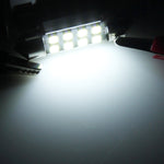 2 PZ 36mm Festoon 3W 300LM Luce bianca 8 LED 3528 SMD Canbus Lampade da lettura per auto senza errori, DC 12, 36mm