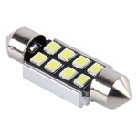 2 PZ 41mm Festoon 3W 300LM Luce bianca 8 LED 3528 SMD Canbus Lampade da lettura per auto senza errori, DC 12, 41mm