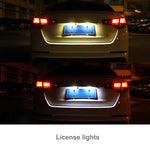 2 PZ 41mm Festoon 3W 300LM Luce bianca 8 LED 3528 SMD Canbus Lampade da lettura per auto senza errori, DC 12, 41mm