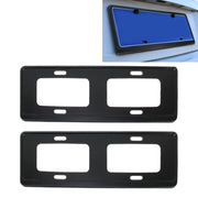 2 cornici per targa per auto. Cornice per targa in acciaio inossidabile, Stainless Steel, Stainless Steel License Plate Frame