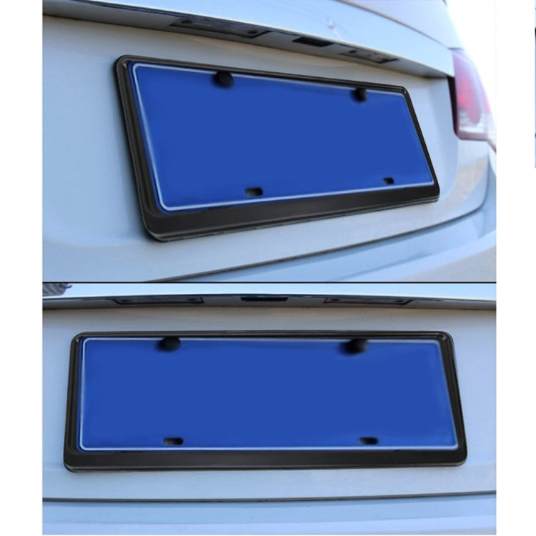 2 cornici per targa per auto. Cornice per targa in acciaio inossidabile, Stainless Steel, Stainless Steel License Plate Frame