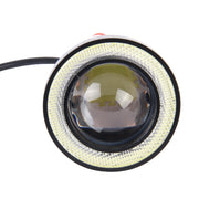 Fendinebbia fendinebbia per auto Angel Eyes da 3,0 pollici DC 12V 10W 900LM 6500K (luce bianca + luce bianca), 3.0 inch