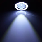 Fendinebbia fendinebbia per auto Angel Eyes da 3,0 pollici DC 12V 10W 900LM 6500K (luce bianca + luce bianca), 3.0 inch
