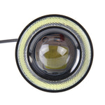 Fendinebbia per auto Angel Eyes da 3,5 pollici DC 12V 10W 900LM 7000K (luce bianca + luce bianca), 3.5 inch