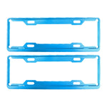 2 pz. Cornici per targa per auto Car Styling Cornice per targa in lega di alluminio Portatarga universale Accessori per auto