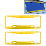 2 pz. Cornici per targa per auto Car Styling Cornice per targa in lega di alluminio Portatarga universale Accessori per auto