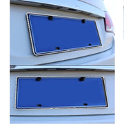 2 pz. Cornici per targa per auto Car Styling Cornice per targa universale Accessori per auto porta targa, Aluminum Alloy License Plate Frame