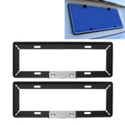 2 pezzi porta targa per auto semplice e bello, accessori per auto porta targa universale, License Plate Frame Holder