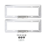 2 pezzi porta targa per auto semplice e bello, accessori per auto porta targa universale, License Plate Frame Holder