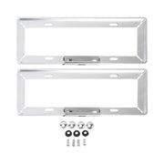 2 pezzi porta targa per auto semplice e bello, accessori per auto porta targa universale, License Plate Frame Holder