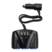 Caricatore per auto 12-24 V 3,1 A 3 porte USB e 3 prese per accendisigari, 12-24V 3.1A  With 23 USB