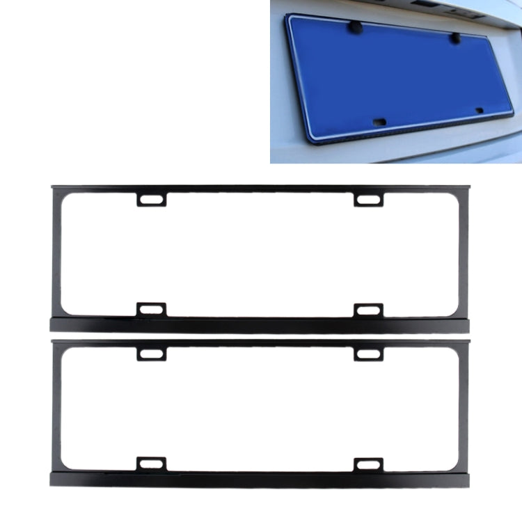 2 pz. Cornici per targa per auto Car Styling Cornice per targa in lega di magnesio Accessori per auto porta targa universale, Magnesium Alloy, Magnesium Alloy License Plate Holder