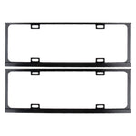 2 pz. Cornici per targa per auto Car Styling Cornice per targa in lega di magnesio Accessori per auto porta targa universale, Magnesium Alloy, Magnesium Alloy License Plate Holder