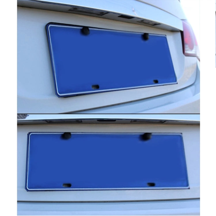 2 pz. Cornici per targa per auto Car Styling Cornice per targa in lega di magnesio Accessori per auto porta targa universale, Magnesium Alloy, Magnesium Alloy License Plate Holder