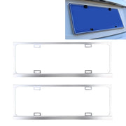 2 pz. Cornici per targa per auto Car Styling Cornice per targa in lega di magnesio Accessori per auto porta targa universale, Magnesium Alloy, Magnesium Alloy License Plate Holder