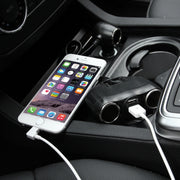 Caricabatteria da auto con presa accendisigari per auto con doppia porta USB Olessson 2.1A / 1A, 1630