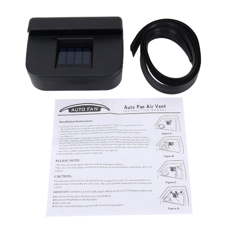 Parabrezza per auto solare Ventola di raffreddamento automatica Ventola di raffreddamento per auto Ventola automatica Ventola solare per auto Ventola di raffreddamento automatica Ventola di raffreddamento per veicolo Radiatore con striscia di gomma    ...