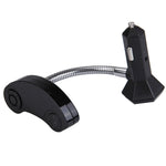 Kit trasmettitore FM Bluetooth per auto con caricatore doppio USB GT86, supporto display LCD/riproduzione musicale con scheda TF/vivavoce, GT86 (Black), GT86 (Gold), GT86 (Silver)