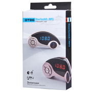 Kit trasmettitore FM Bluetooth per auto con caricatore doppio USB GT86, supporto display LCD/riproduzione musicale con scheda TF/vivavoce, GT86 (Black), GT86 (Gold), GT86 (Silver)