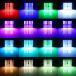 Lampada da lettura a LED per cupola per auto con telecomando bicuspide colorato da 2 pezzi da 31 mm con 6 luci a LED, 31MM  6 LED Lights