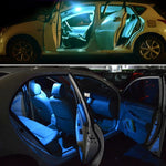 Lampada da lettura a LED per cupola per auto con telecomando bicuspide colorato da 2 pezzi da 31 mm con 6 luci a LED, 31MM  6 LED Lights